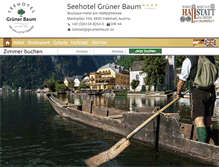 Tablet Screenshot of gruenerbaum.cc